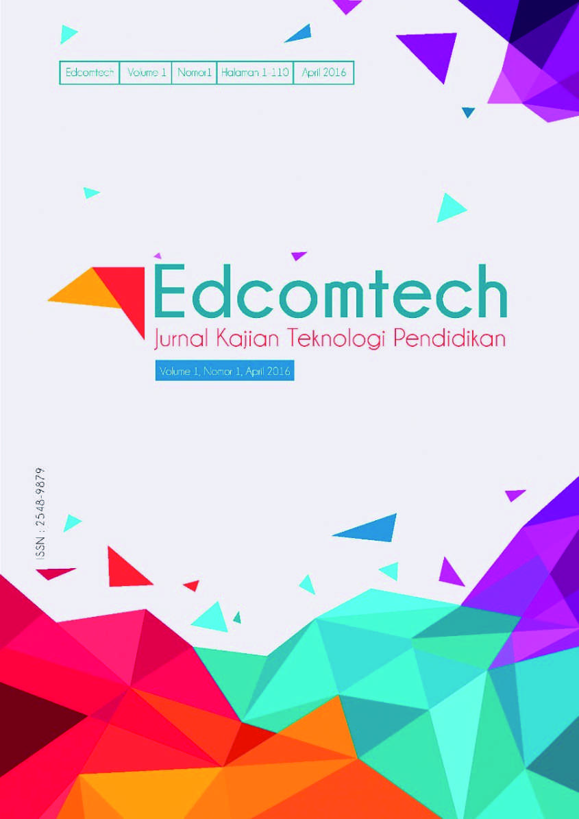 Edcomtech Jurnal Kajian Teknologi Pendidikan