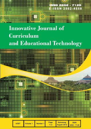 Innovative Journal of Curriculum and Educational Technology
